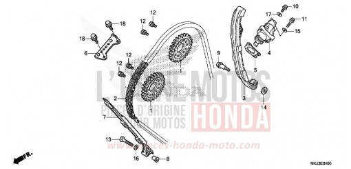 CHAINE A CAMES/TENDEUR CB1000RAJ de 2018